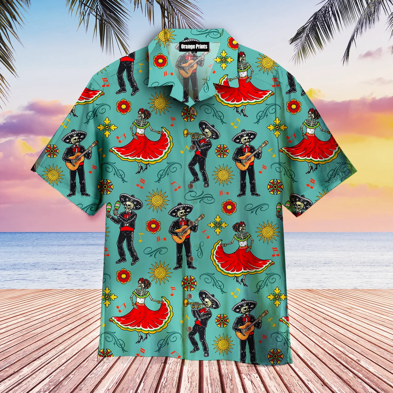 Colorful Mexican Vintage Aloha Hawaiian Shirts