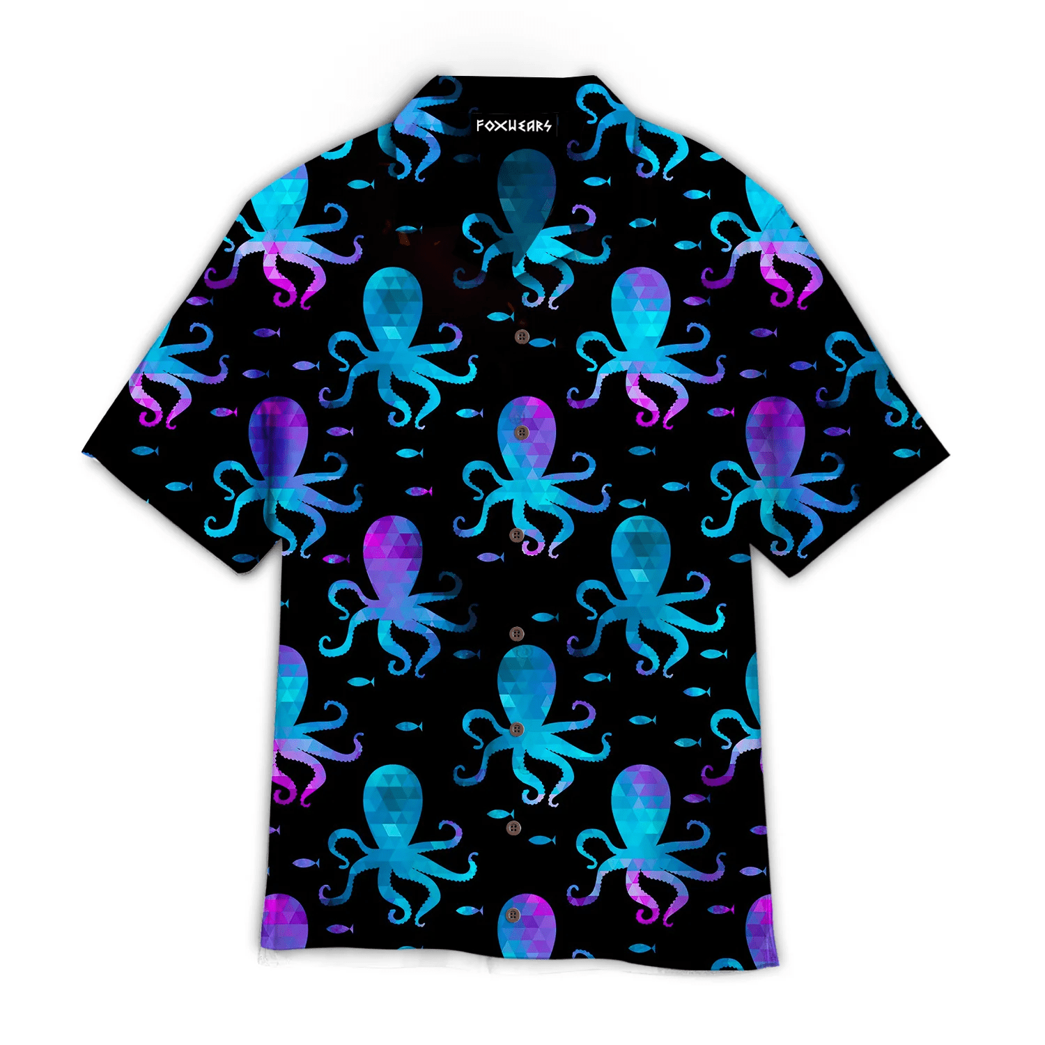 Colorful Octopus Undersea Trendy Hawaiian Shirt Colorful Octopus Undersea Trendy Hawaiian Shirt