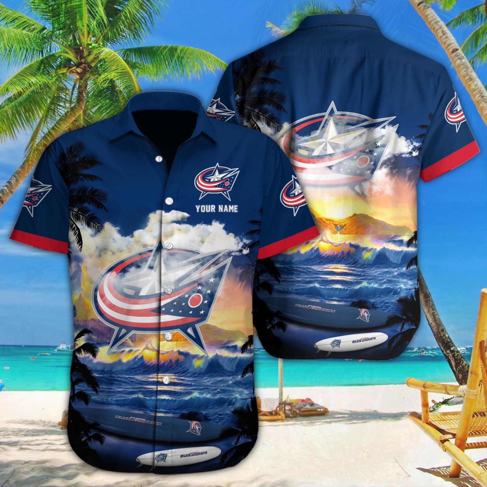 Columbus Blue Jackets Valor Echoed in Hawaiian Threads