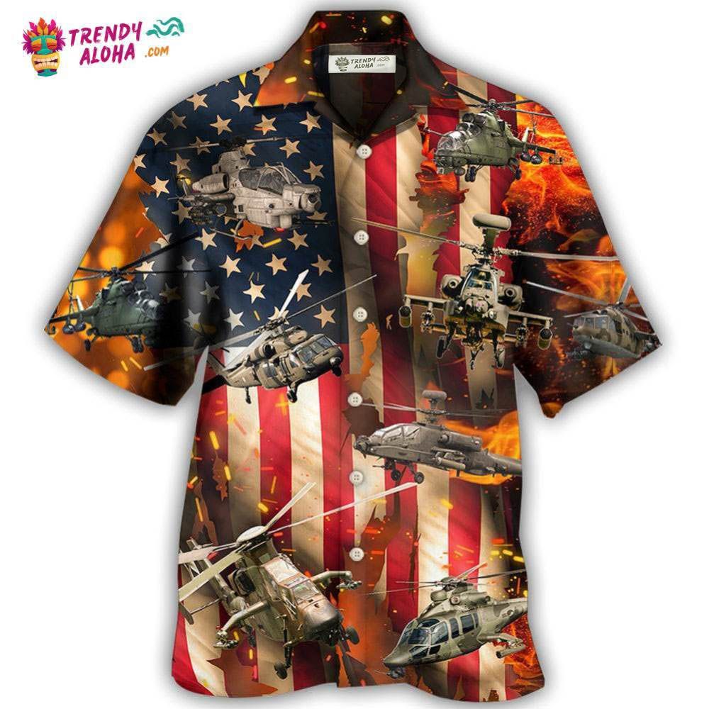 Combat Aircraft Us Army Style Hawaiian Shirt – Trendy Aloha Combat Aircraft Us Army Style Hawaiian Shirt – Trendy Aloha