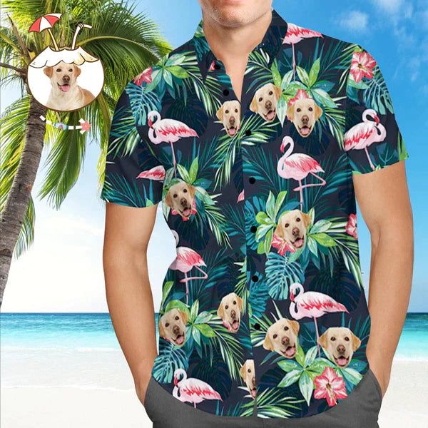Comic Relief Luau: Custom Funny Face Hawaiian Shirt
