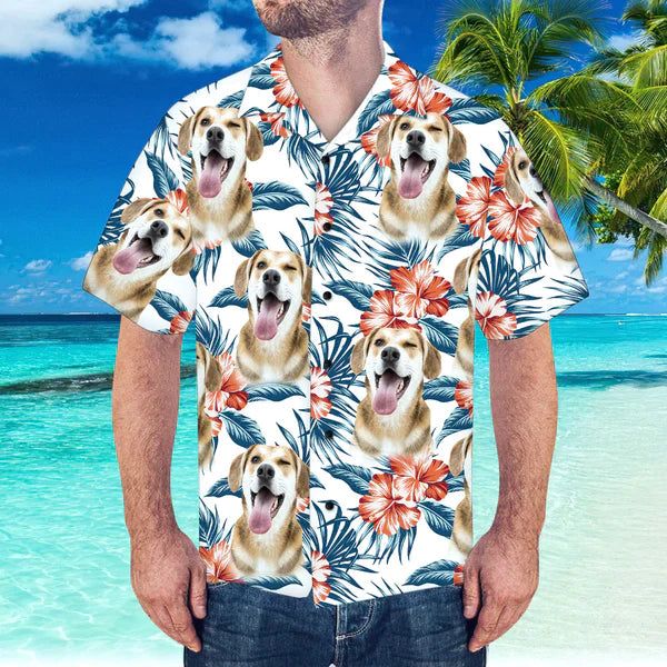 Comic Relief Luau: Custom Funny Face Hawaiian Shirt Comic Relief Luau: Custom Funny Face Hawaiian Shirt