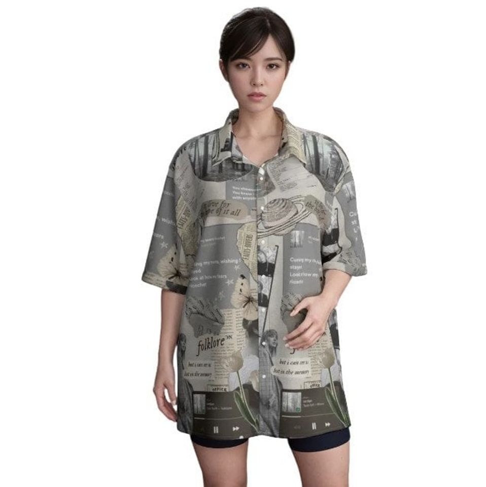 Concert and Vacation Edition Taylor Swift Hawaiian Shirt – Tropical Swiftie Vibes