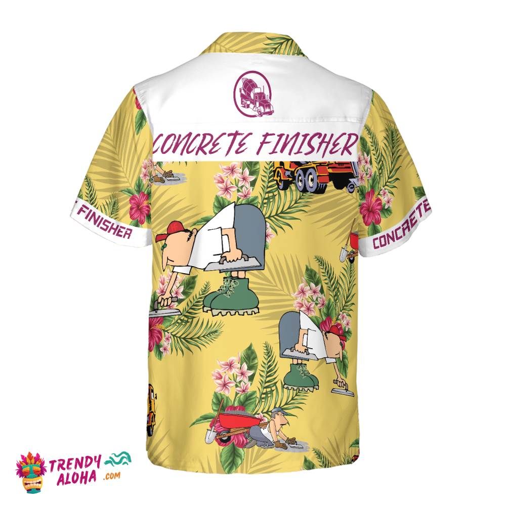 Concrete Finisher Hawaiian Shirt