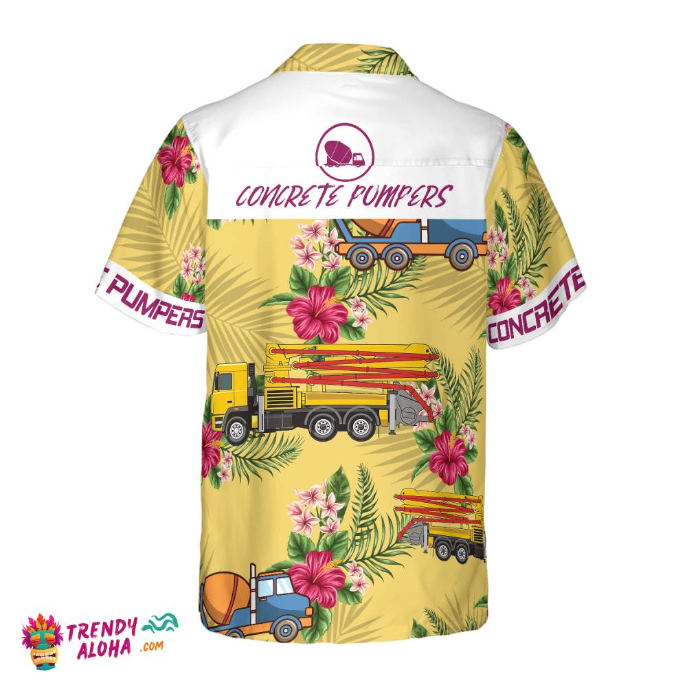 Concrete Pumpers Hawaiian Shirt