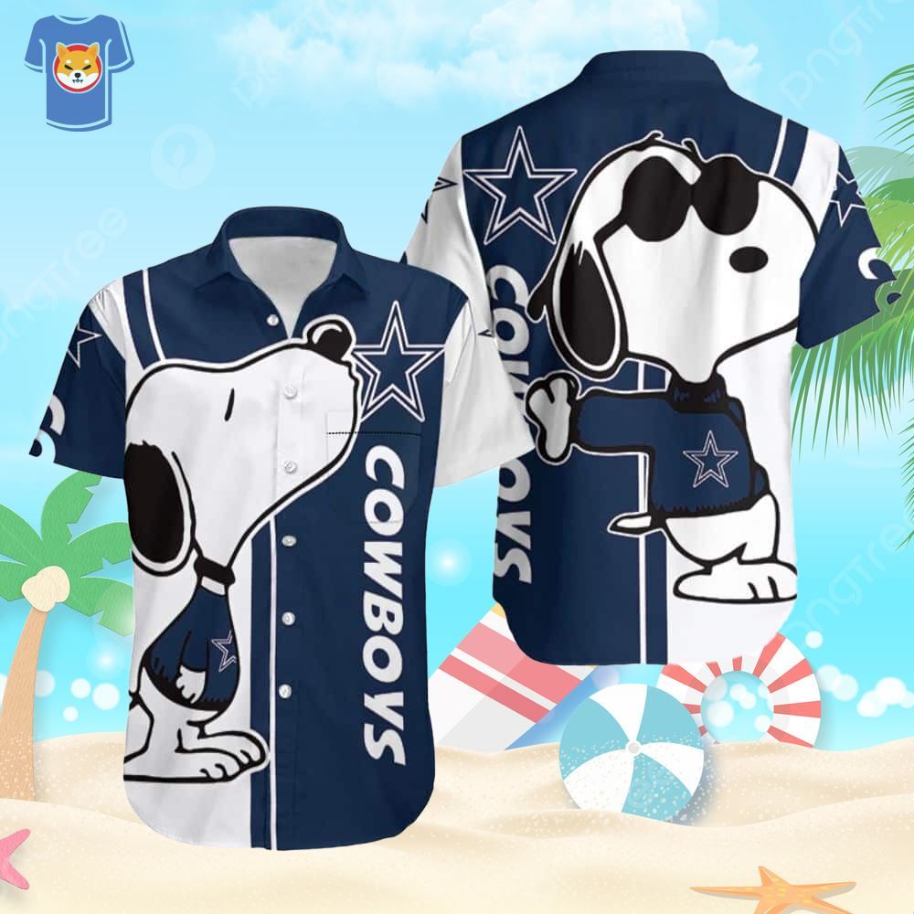 Cool Snoopy Dallas Cowboys Hawaiian Shirt Beach Gift For Friend