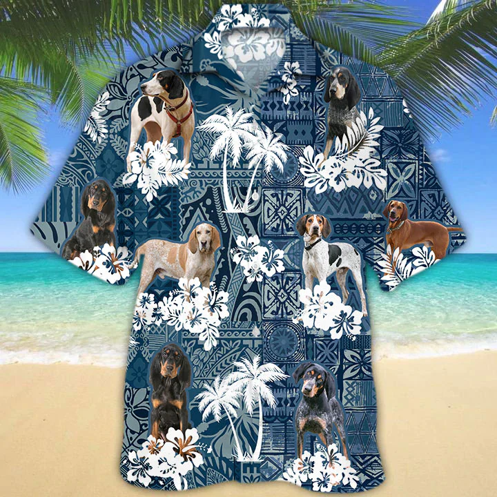 Coonhound Trendy Hawaiian Shirt, Flowers Aloha Shirt For Dog Lovers, Trendy Hawaiian Shirts For Men, Women Coonhound Trendy Hawaiian Shirt, Flowers Aloha Shirt For Dog Lovers, Trendy Hawaiian Shirts For Men, Women