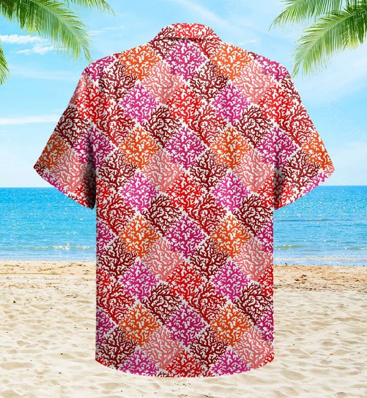 Coral Reef Pink Trendy Hawaiian Shirt 3D Summer Gifts