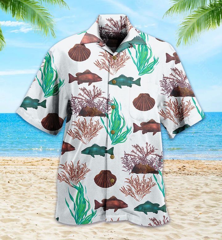 Coral Shell Beige Trendy Hawaiian Shirt 3D, Coral Trendy Hawaiian Shirt For Summer Gifts Coral Shell Beige Trendy Hawaiian Shirt 3D, Coral Trendy Hawaiian Shirt For Summer Gifts