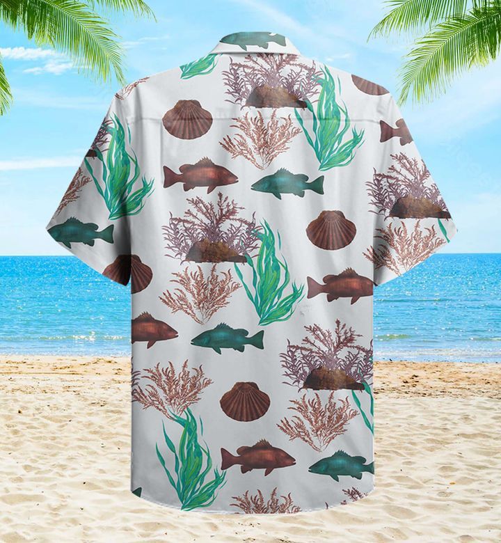 Coral Shell Beige Trendy Hawaiian Shirt 3D Summer Gifts
