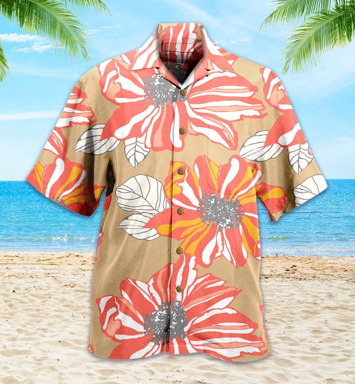 Coral Springs Flower Pink Hawaiian Shirt 3D Summer Gifts