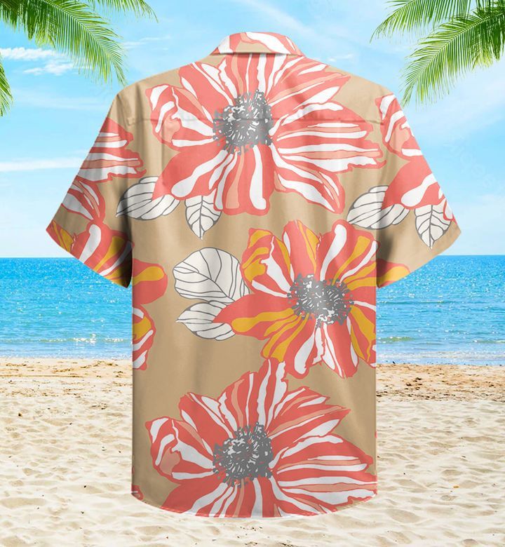 Coral Springs Flower Pink Trendy Hawaiian Shirt 3D Summer Gifts