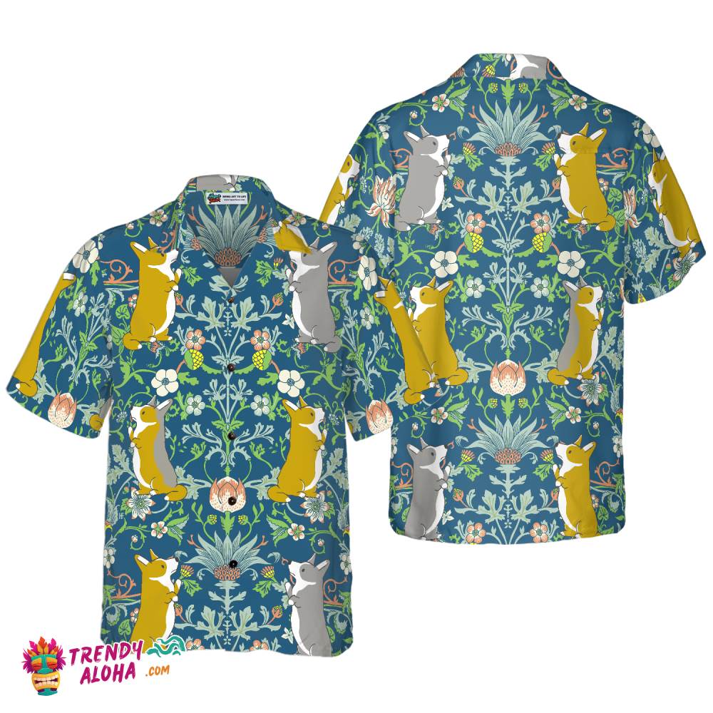 Corgi In The Magical Forest Corgi Hawaiian Shirt, Best Dog Shirt For Men And Women
