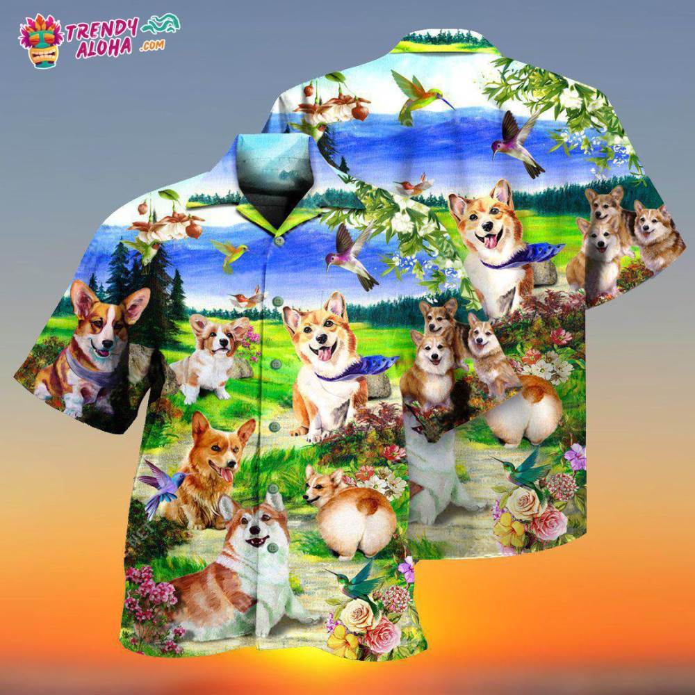 Corgi Life Is Better With A Corgi Hawaiian Shirt – Trendy Aloha