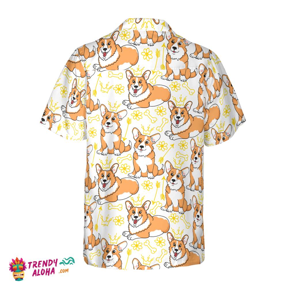 Corgi Pembroke Shirt For Men Hawaiian Shirt
