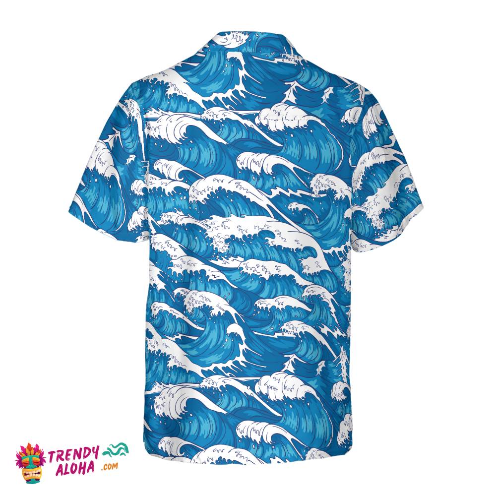 Corgi Surfing Dog Hawaiian Shirt