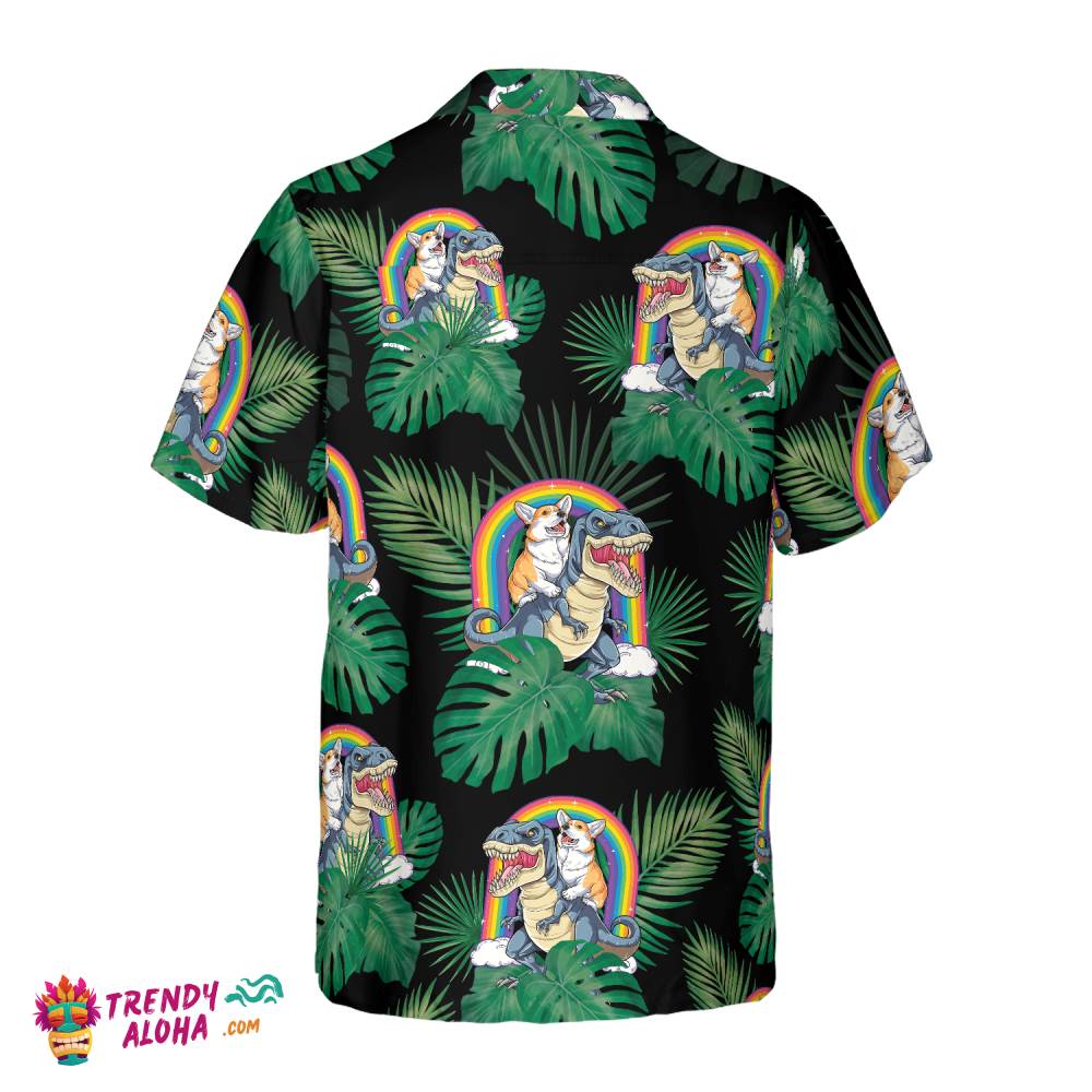 Corgi The Predator Hawaiian Shirt