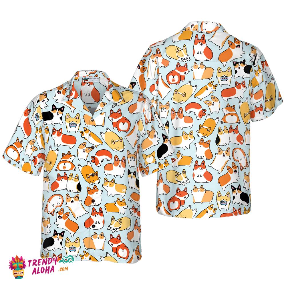 Corgi World Hawaiian Shirt Corgi World Hawaiian Shirt