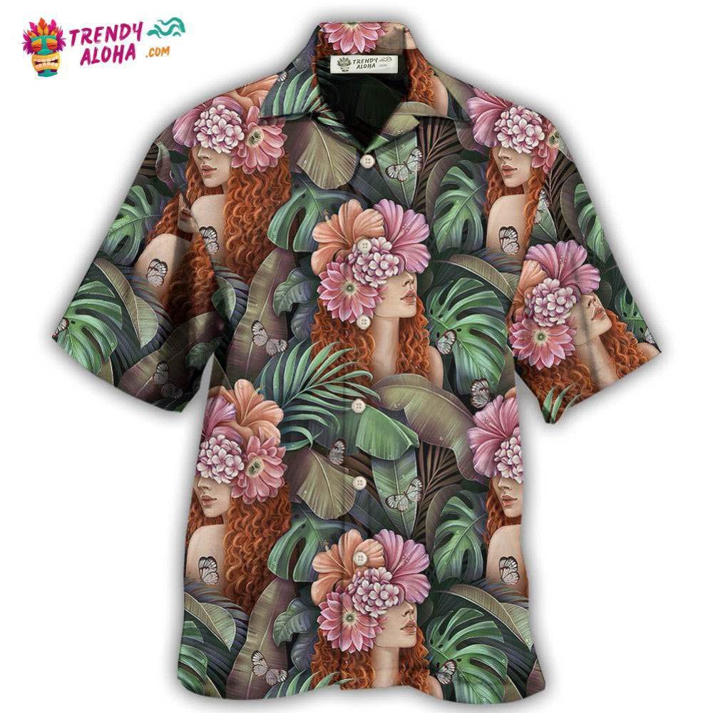 Country Girl Tropical Leaf Style Hawaiian Shirt – Trendy Aloha Country Girl Tropical Leaf Style Hawaiian Shirt – Trendy Aloha