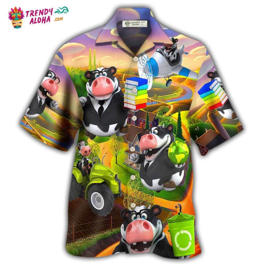 Cow Agricultural Teacher Hawaiian Shirt – Trendy Aloha Cow Agricultural Teacher Hawaiian Shirt – Trendy Aloha