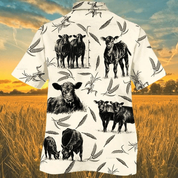 Cow Cattle Farm Lovers Trendy Hawaiian Shirt, Summer Trendy Hawaiian Shirt For Men Women