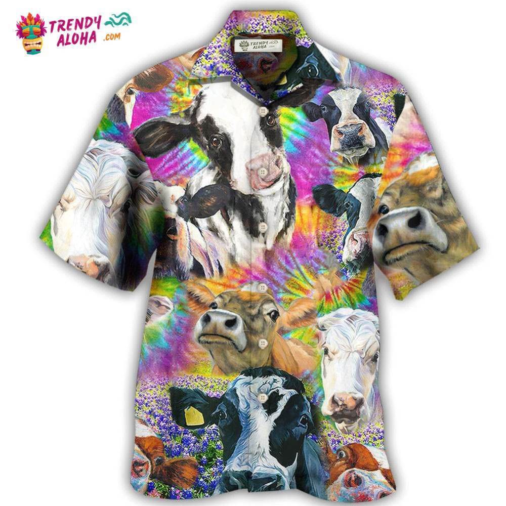 Cow Easily Distracted By Cows Hawaiian Shirt – Trendy Aloha Cow Easily Distracted By Cows Hawaiian Shirt – Trendy Aloha