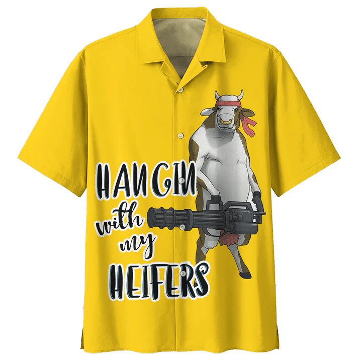 Cow Lover Aloha Shirt, Cow Trendy Hawaiian Shirt For Summer Gifts