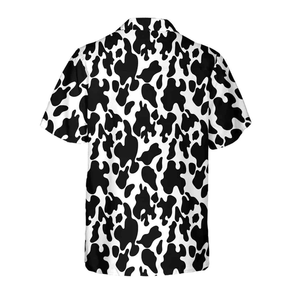 Cow Print Seamless Pattern All Printed 3D Trendy Hawaiian Shirt, Summer Gifts For Men And Women