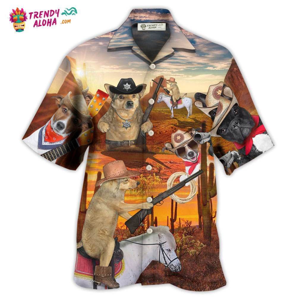Cowboy Dog Love Life Funny Hawaiian Shirt – Trendy Aloha Cowboy Dog Love Life Funny Hawaiian Shirt – Trendy Aloha
