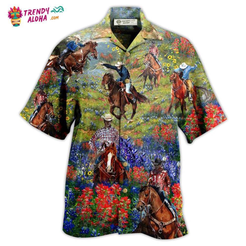 Cowboy Flowers Love Flowers Hawaiian Shirt – Trendy Aloha