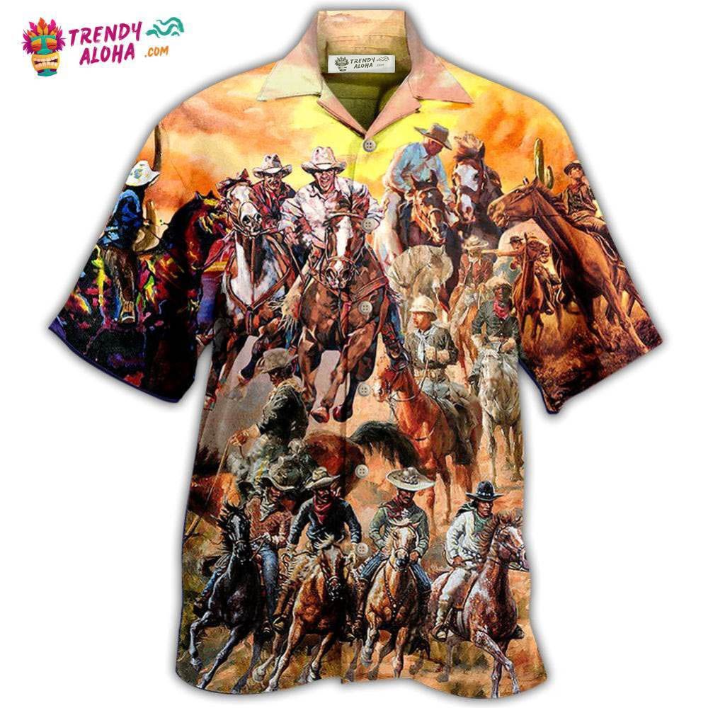 Cowboy Love Life And Love Forever Hawaiian Shirt – Trendy Aloha