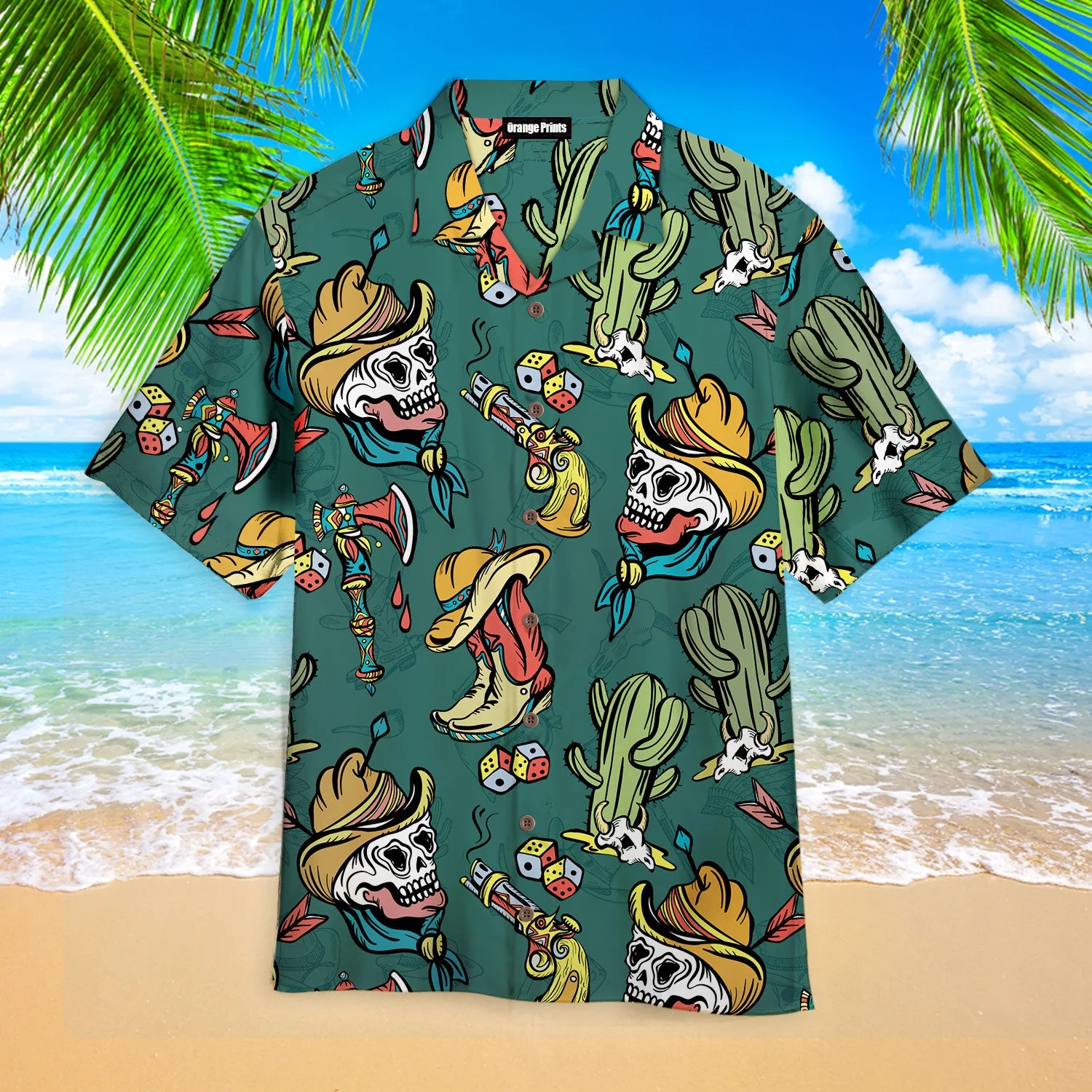 Cowboy Trendy Hawaiian Shirt  Aloha Shirt