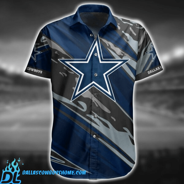 Cowboys Floral Extravaganza Men’s Hawaiian Shirt Design