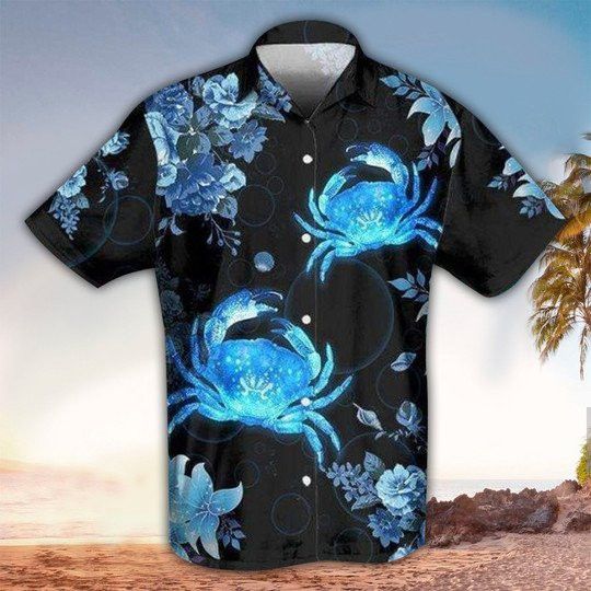Crab Apparel, Crab Lover Trendy Hawaiian Shirt For Summer Gifts