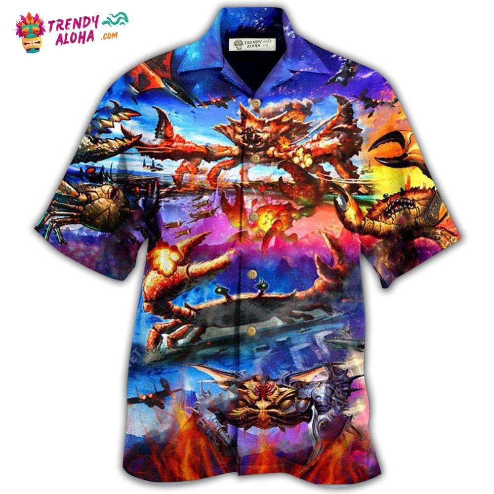Crab King Of Crab War So Stunning Hawaiian Shirt – Trendy Aloha
