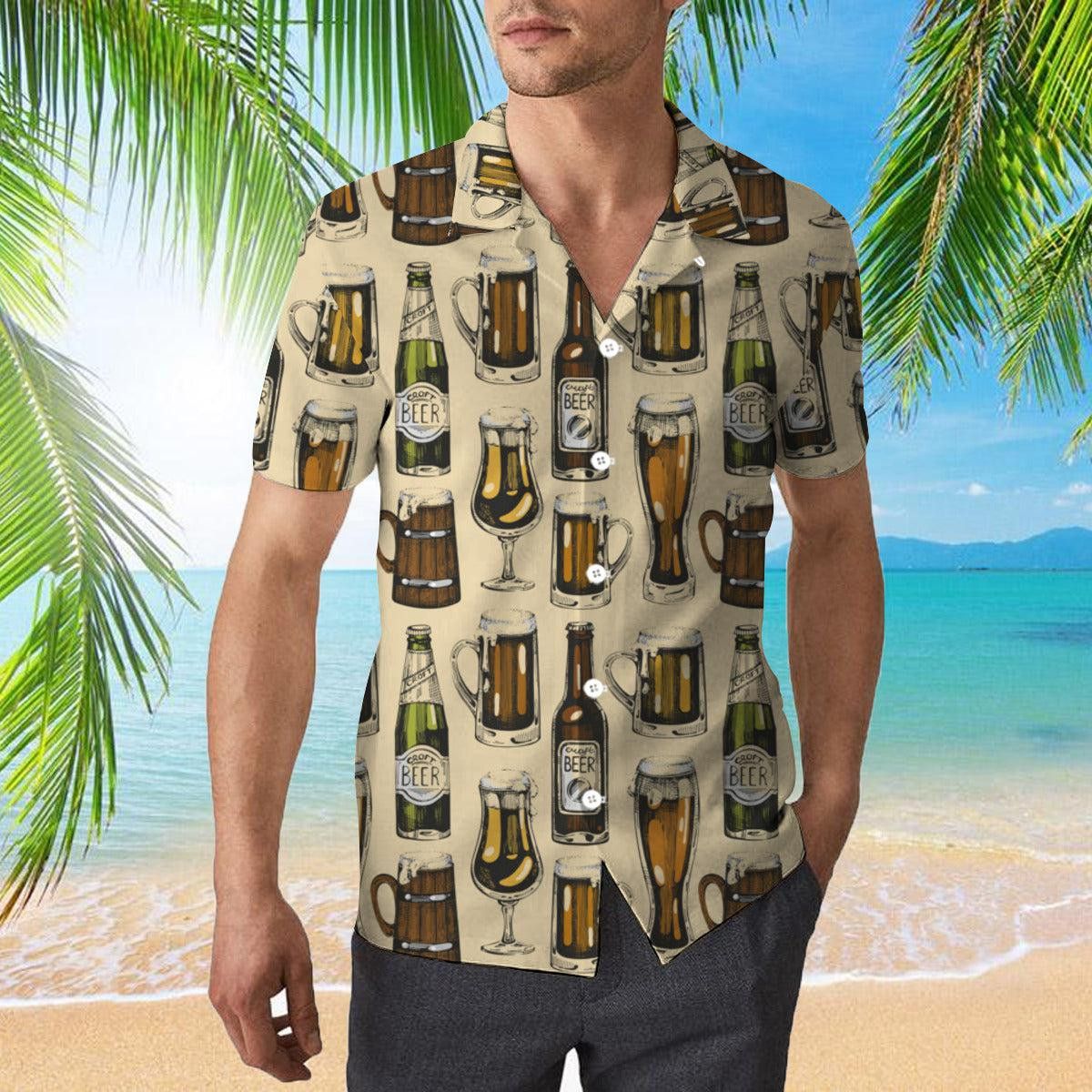 Craft Beer Pattern Trendy Hawaiian Shirt