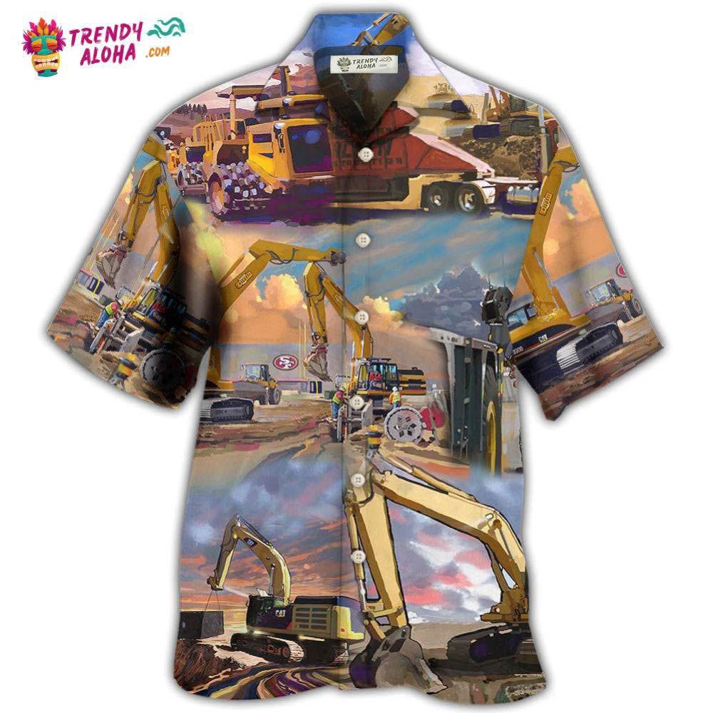 Crane Construction Art Office Hawaiian Shirt – Trendy Aloha Crane Construction Art Office Hawaiian Shirt – Trendy Aloha