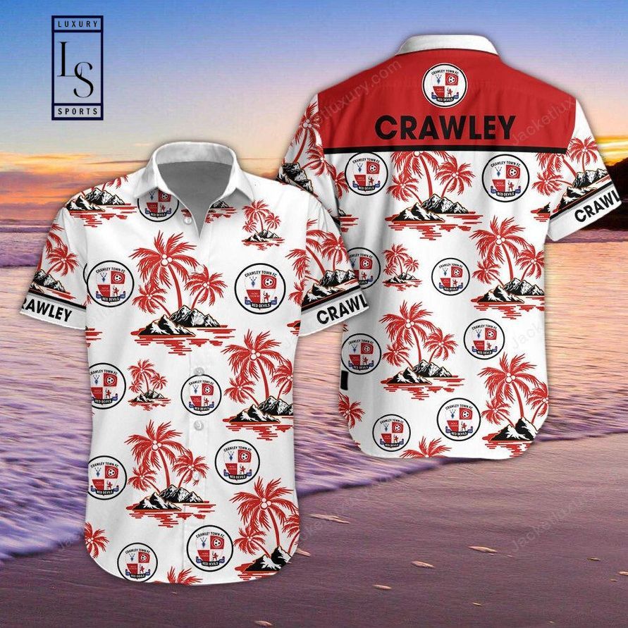 Crawley Soccer Immortalized in Hawaiian Shirt