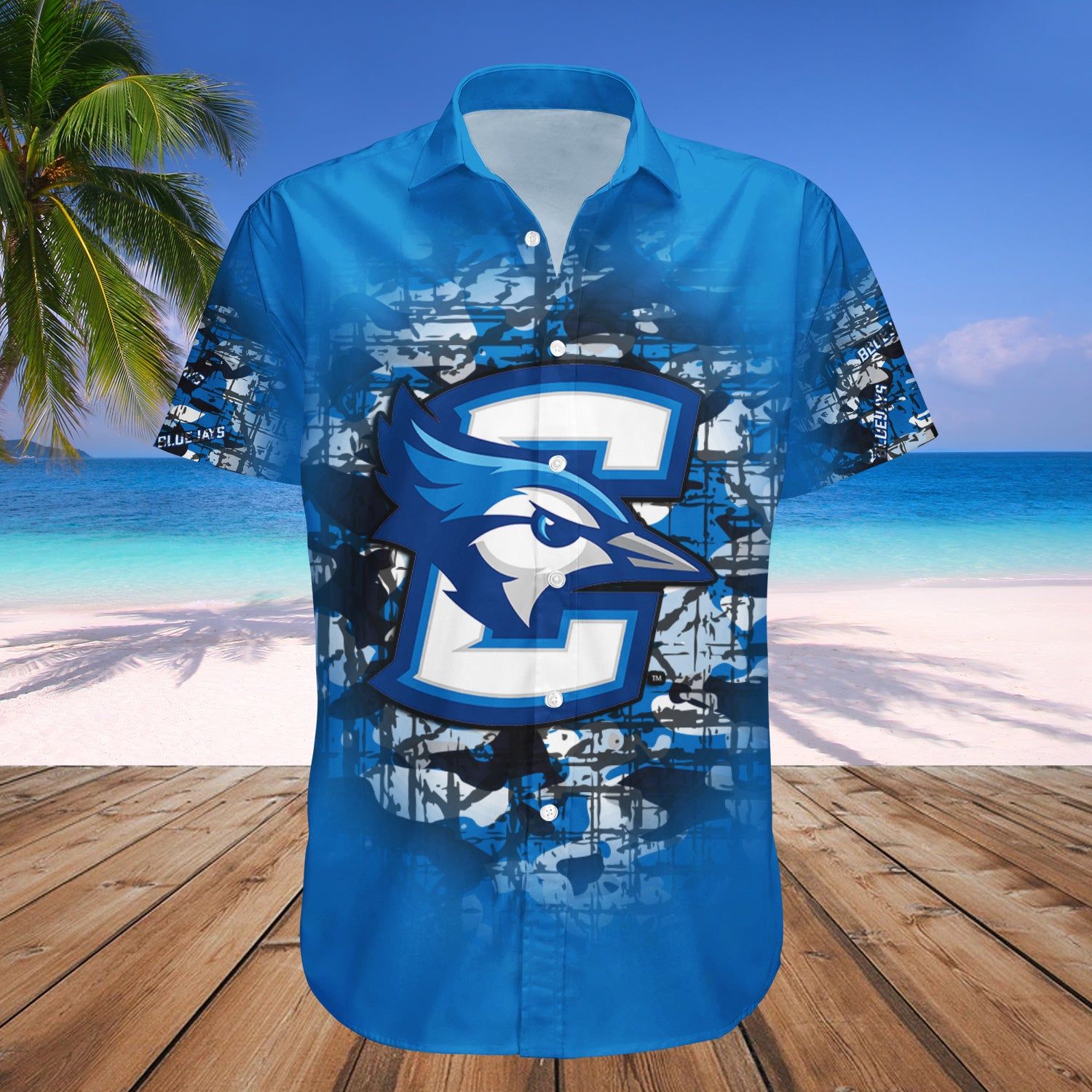 Creighton Bluejays Hawaii Shirt Camouflage Vintage – NCAA