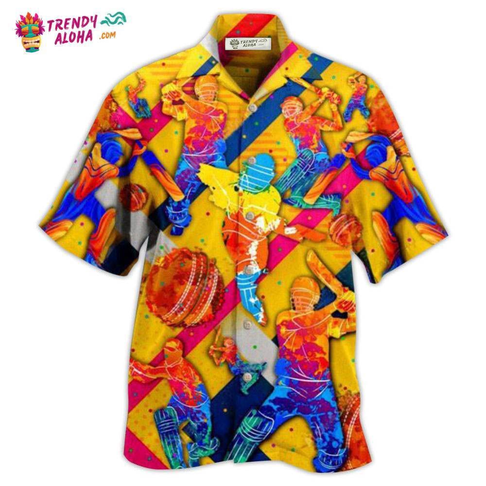 Cricket Life Is Better With Cricket In Blue Hawaiian Shirt – Trendy Aloha