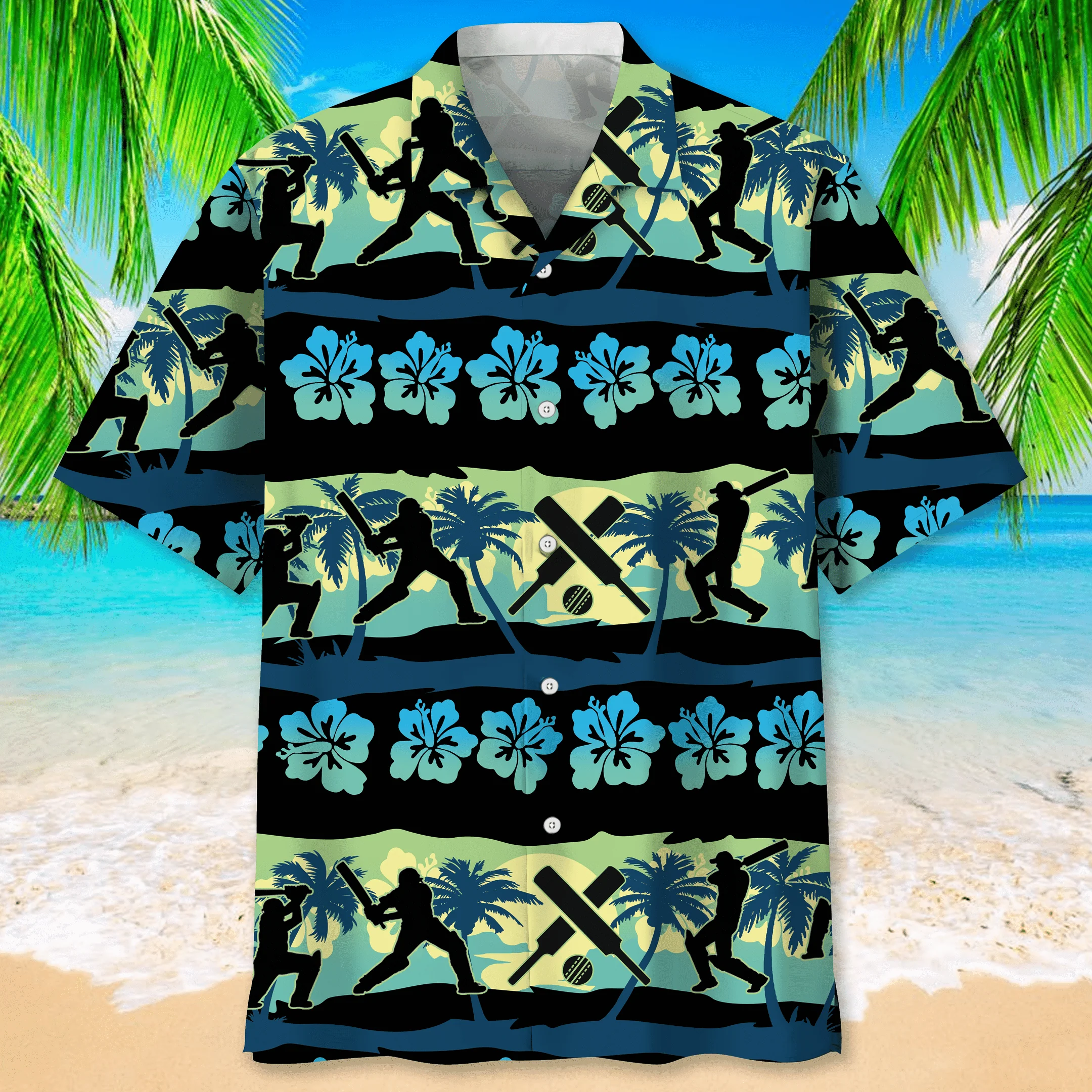 Cricket Nature Beach Trendy Hawaiian Shirt, Trendy Hawaiian Shirt For Men And Women, Summer Gift, Gift For Cricket Lover