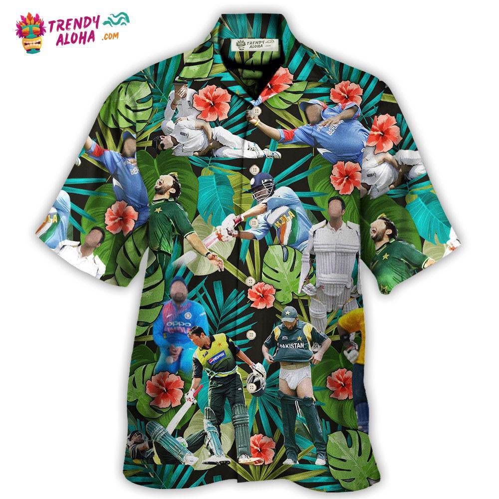 Cricket Sport Funny Play Amazing Tropical Art Hawaiian Shirt – Trendy Aloha