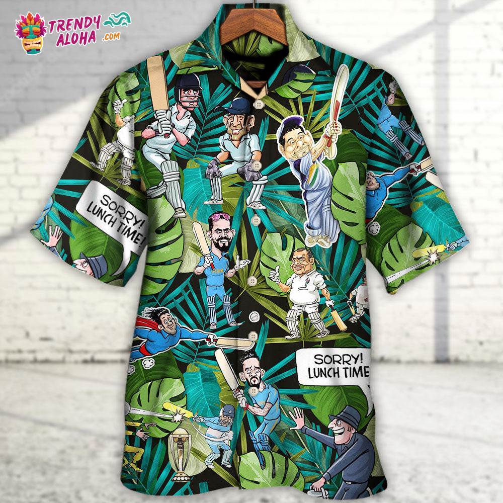 Cricket Sport Funny Play Tropical Vibe Hawaiian Shirt – Trendy Aloha