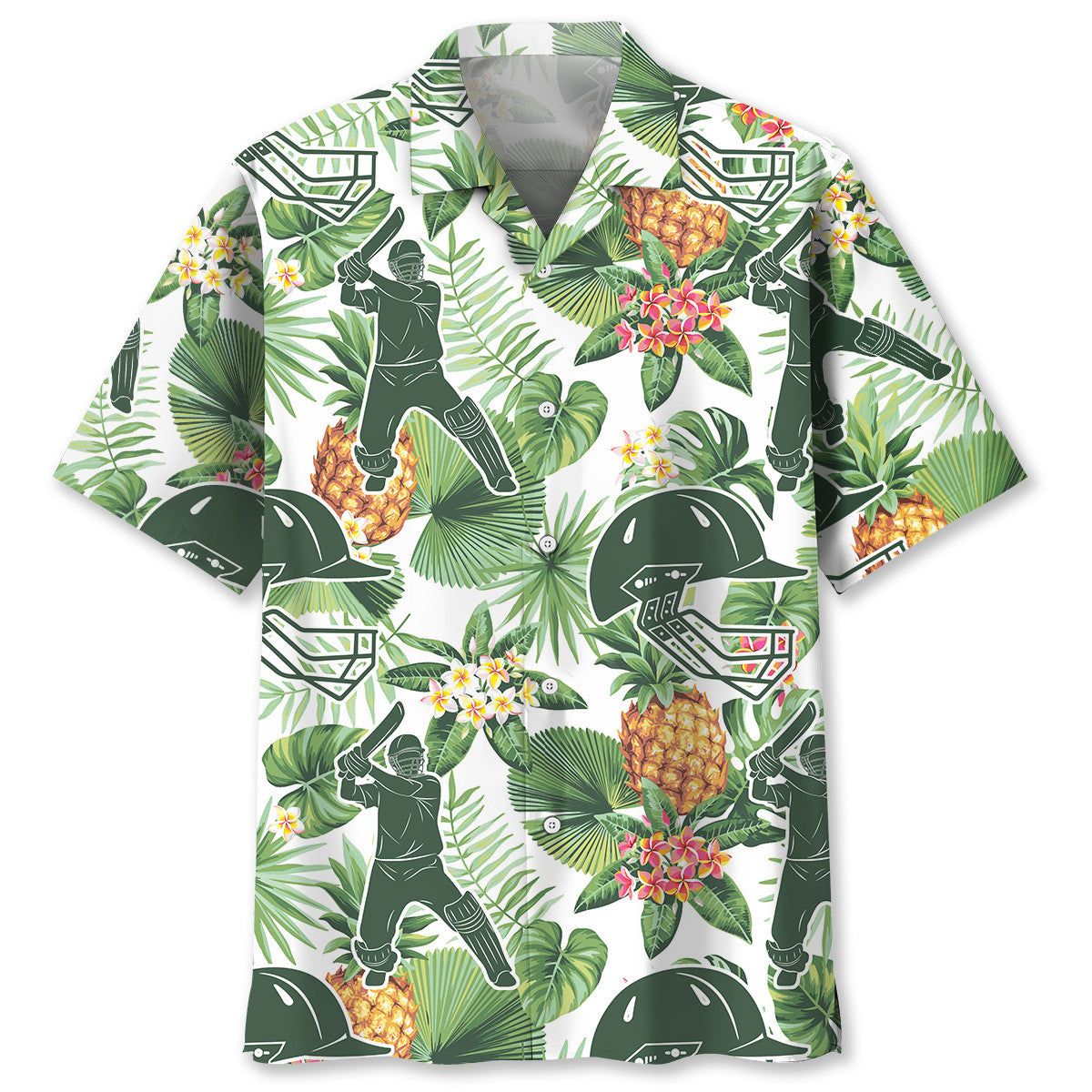 Cricket Tropical Pineapple Trendy Hawaiian Shirt