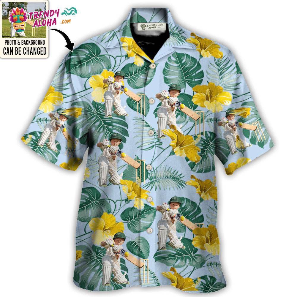 Cricket You Want Tropical Style Custom Photo – Hawaiian Shirt – Personalized Photo Gifts Hawaiian Shirt – Trendy Aloha