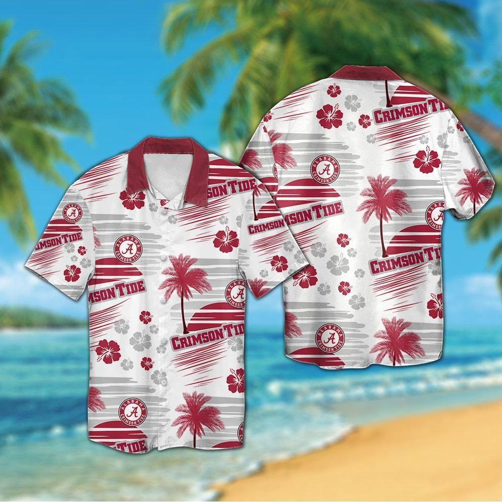 Crimson Tide Alabama Hawaiian Short Sleeve Shirt