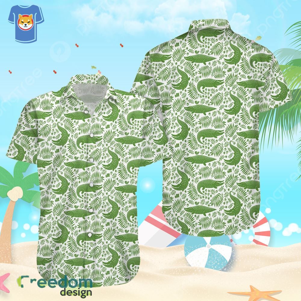 Crocodile Beach Shirt Men And Women Gift Hawaiian Shirt