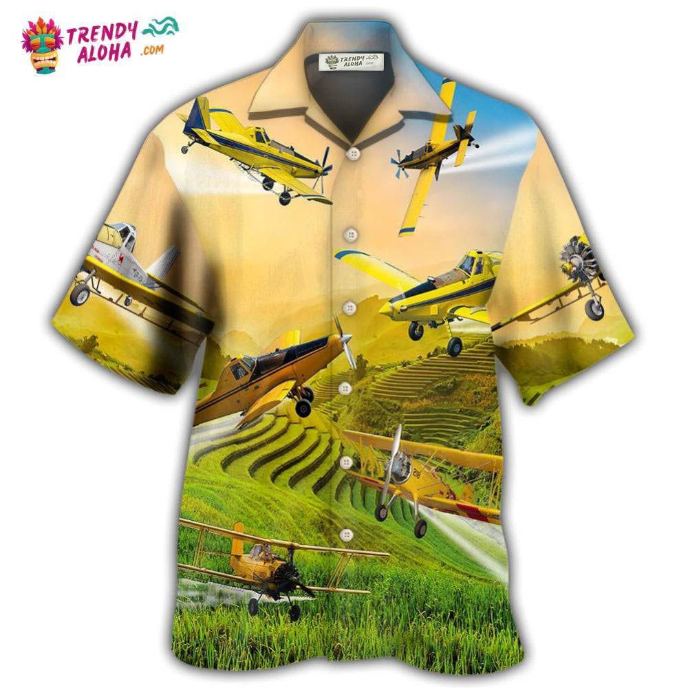 Crop Duster In Life Hawaiian Shirt – Trendy Aloha Crop Duster In Life Hawaiian Shirt – Trendy Aloha