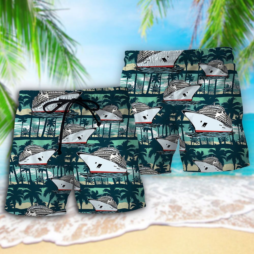 Cruising Tropical Hawaii Life Trendy Aloha Hawaiian Beach Shorts