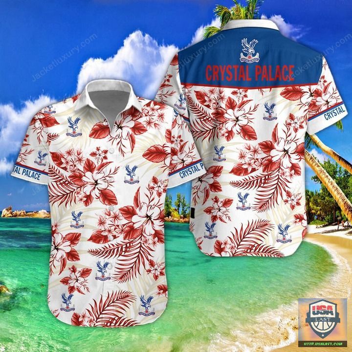 Crystal Palace Fc Hibiscus Beach Hawaiian Shirt